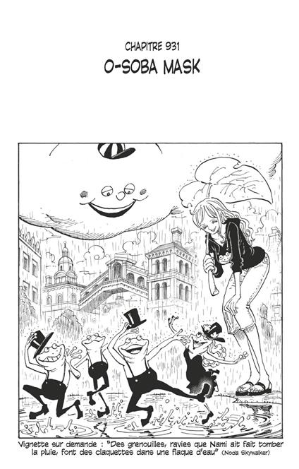 One Piece édition originale - Chapitre 931