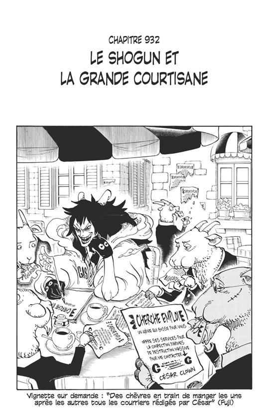 One Piece édition originale - Chapitre 932