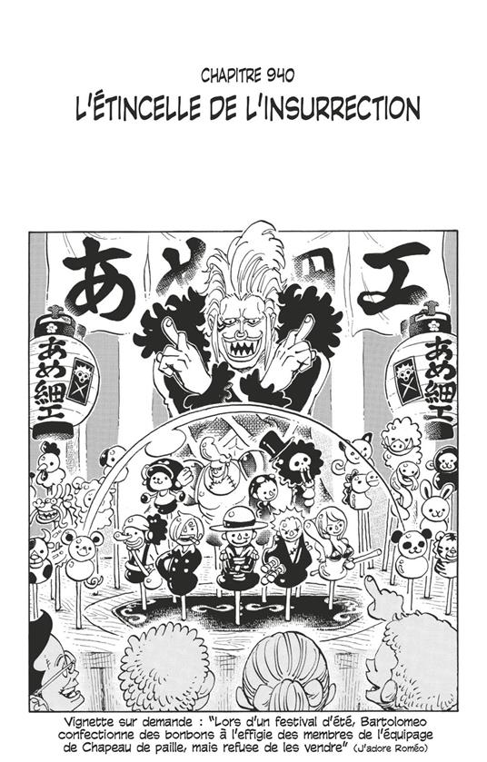 One Piece édition originale - Chapitre 940