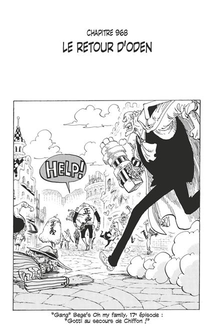 One Piece édition originale - Chapitre 968