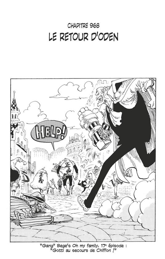 One Piece édition originale - Chapitre 968