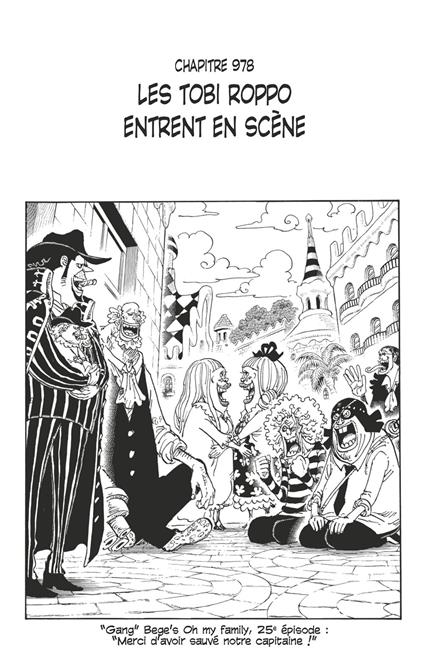 One Piece édition originale - Chapitre 978