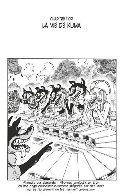 One Piece édition originale - Chapitre 1102