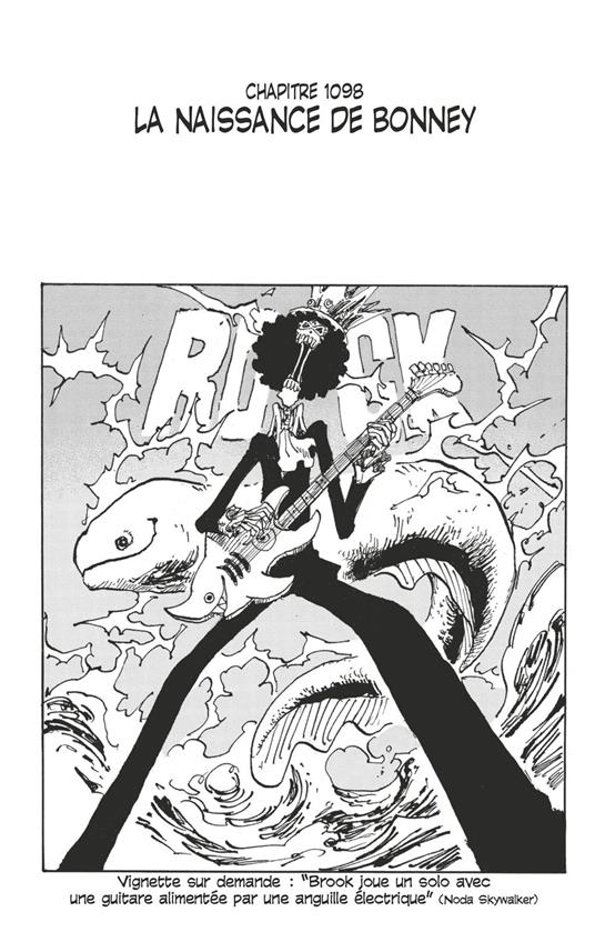 One Piece édition originale - Chapitre 1098