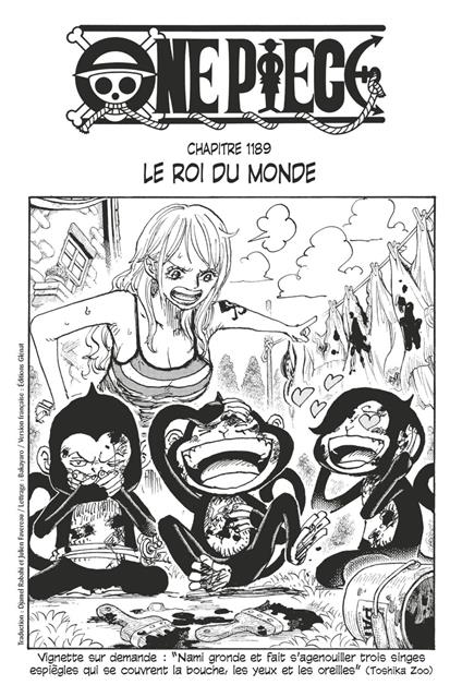 One Piece édition originale - Chapitre 1189