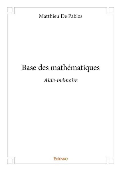 Base des mathématiques
