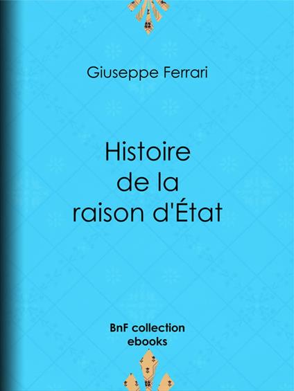 Histoire de la raison d'État
