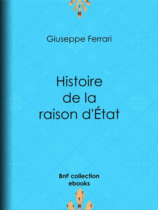 Histoire de la raison d'État