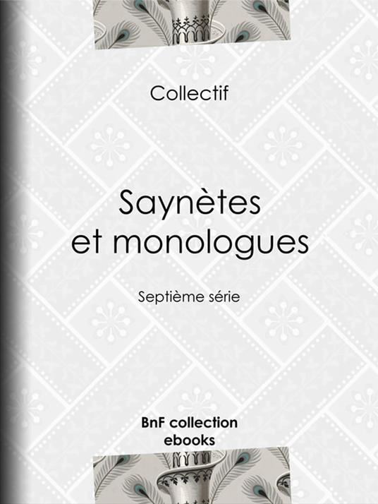 Saynètes et monologues
