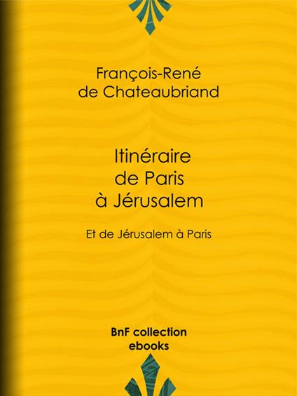 Itinéraire de Paris à Jérusalem