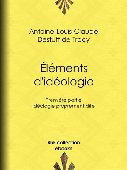 Éléments d'idéologie