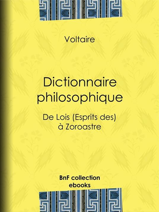 Dictionnaire philosophique