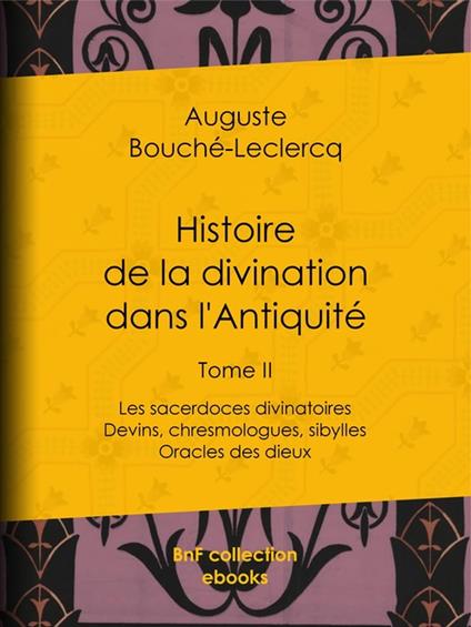 Histoire de la divination dans l'Antiquité