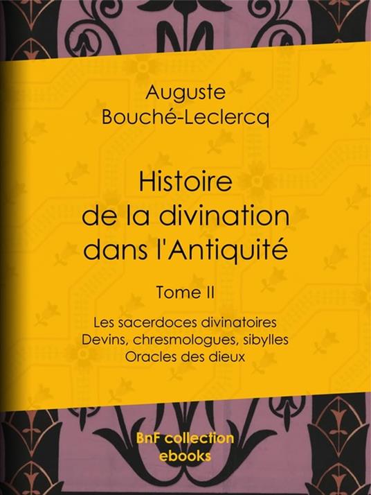 Histoire de la divination dans l'Antiquité