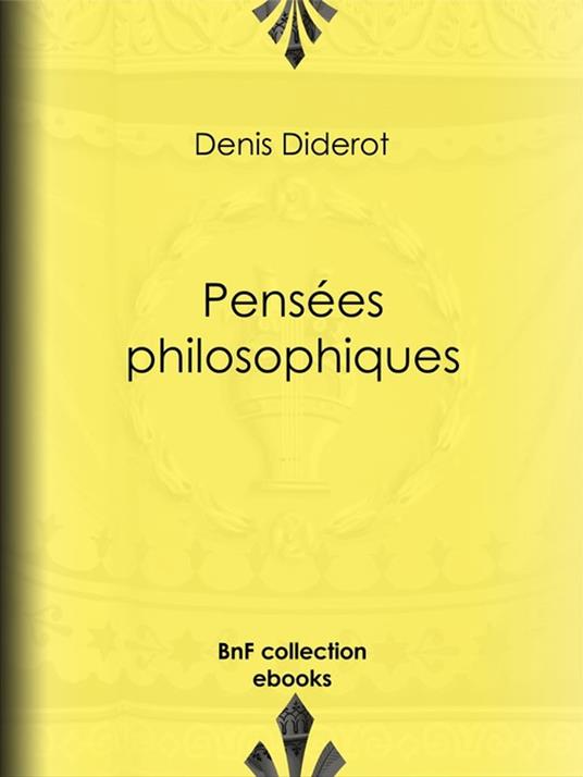 Pensées philosophiques