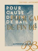 Pour cause de fin de bail