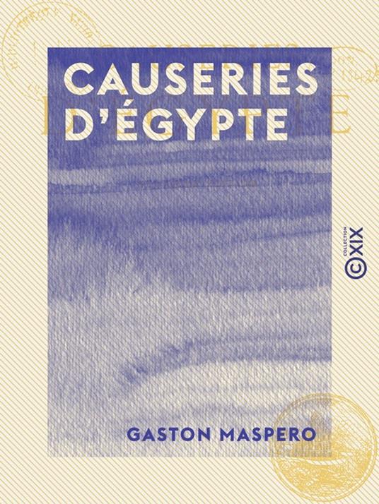 Causeries d'Égypte
