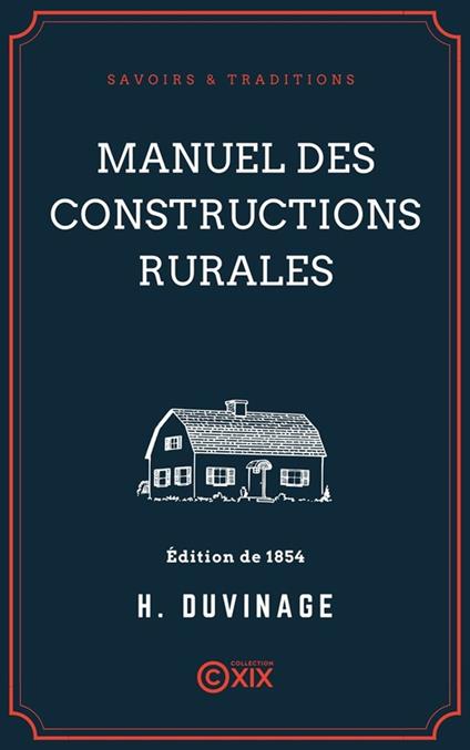 Manuel des constructions rurales