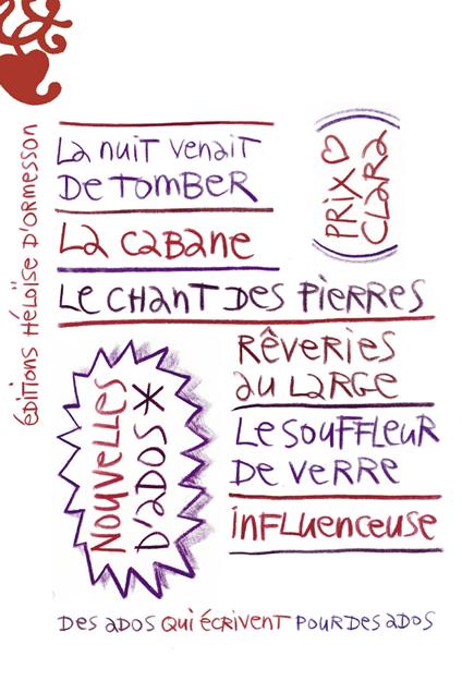 Prix Clara 2018 Nouvelles d'ados - Collectif - ebook