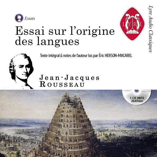 Essai sur l'origine des langues