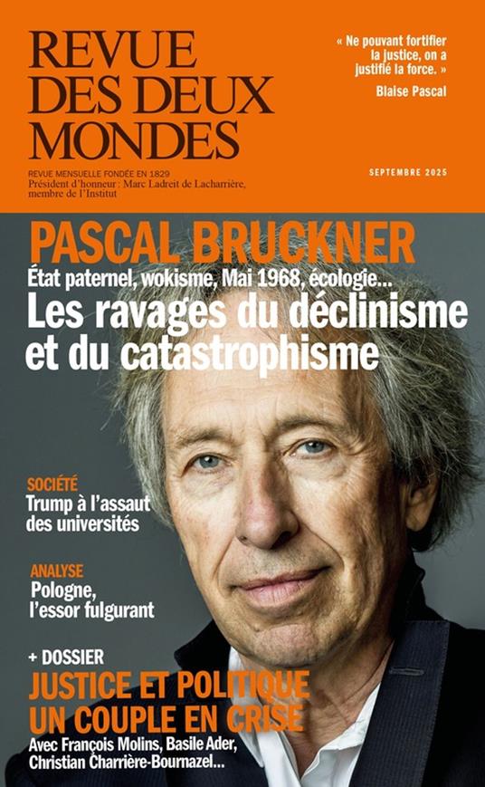 Revue des Deux Mondes septembre 2025