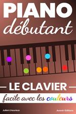 Piano Débutant. Le CLAVIER facile avec les couleurs