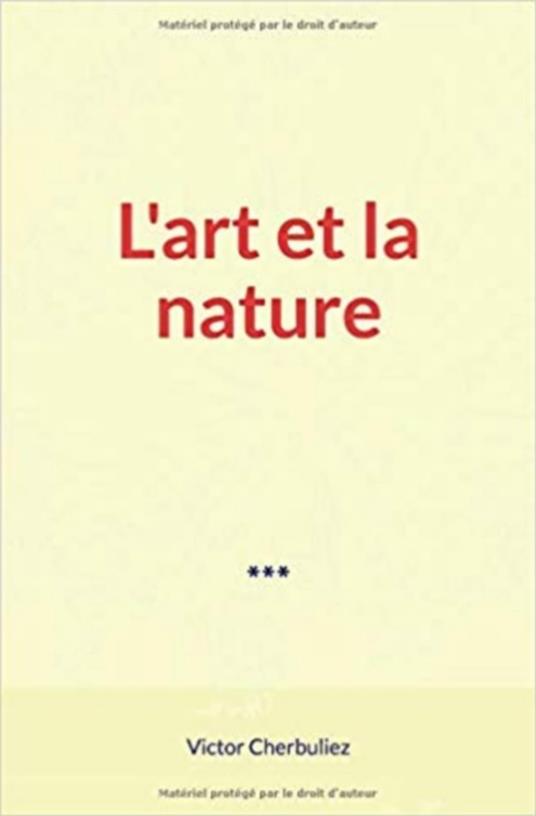 L'art et la nature