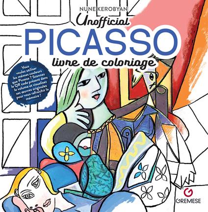 Pablo Picasso. Livre de coloriage. Non officiel - Nune Kerobyan - copertina