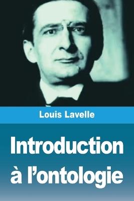 Introduction à l'ontologie - Louis Lavelle - cover