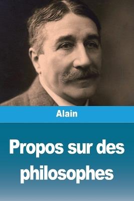 Propos sur des philosophes - Alain - cover