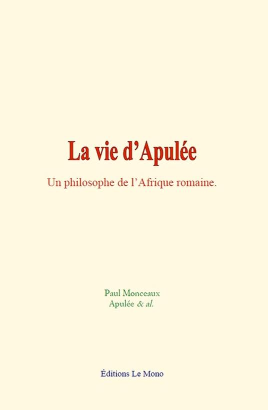 La vie d’Apulée
