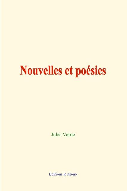 Nouvelles et poésies de Jules Verne