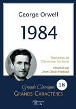 1984 en grands caractères: Police Arial 18 facile à lire