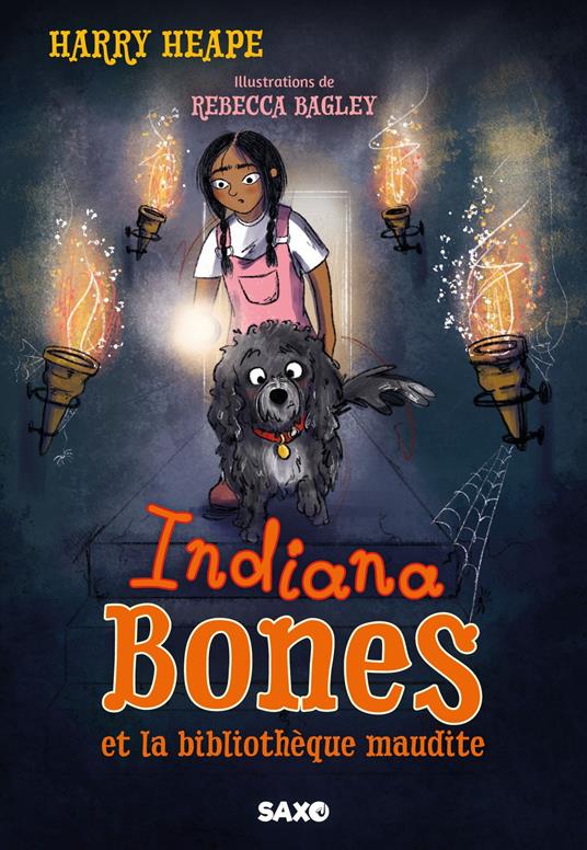 Indiana Bones - Tome 02 Indiana Bones et la bibliothèque maudite (e-book) - Harry Heape,Rebecca Bagley,Christophe ROSSON - ebook