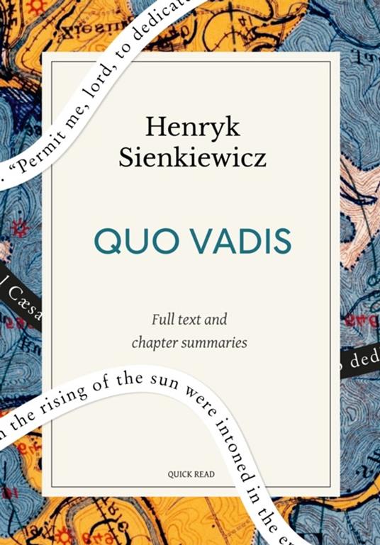 Quo Vadis: A Quick Read edition