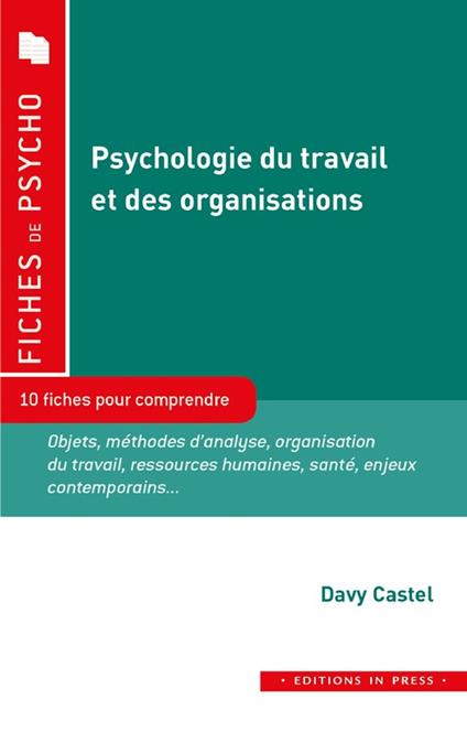 Psychologie du travail et des organisations