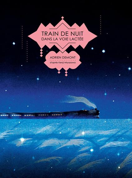 Train de nuit dans la voie lactée
