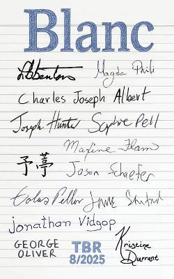 TBR Blanc: August 2025 - cover