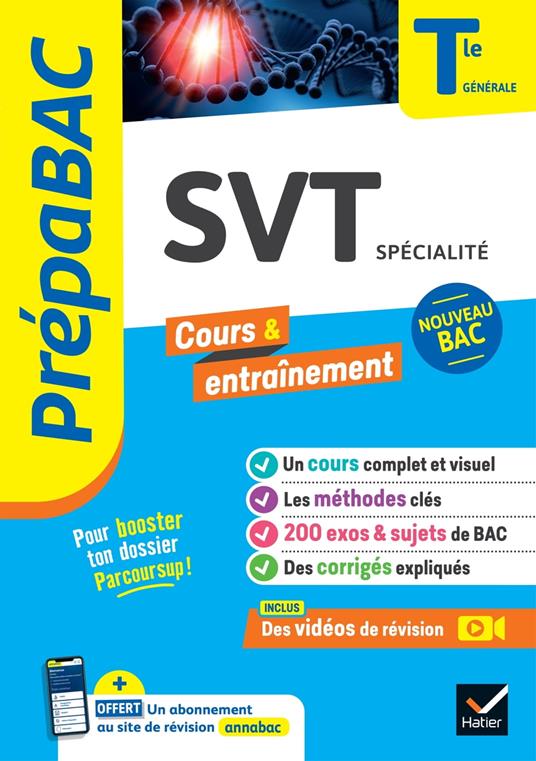 Prépabac - SVT Tle générale (spécialité) - Bac 2026