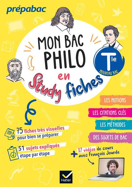 Mon bac philo en study fiches - Tle générale - Bac 2026