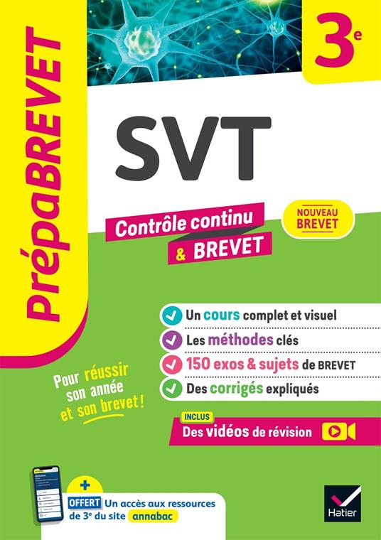Prépabrevet - SVT 3e - Brevet 2026