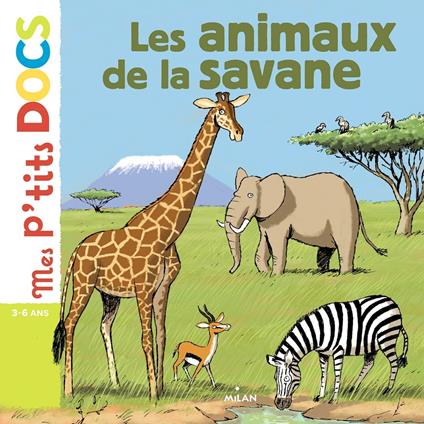 Les animaux de la savane - Stéphanie Ledu,Eric Gasté - ebook