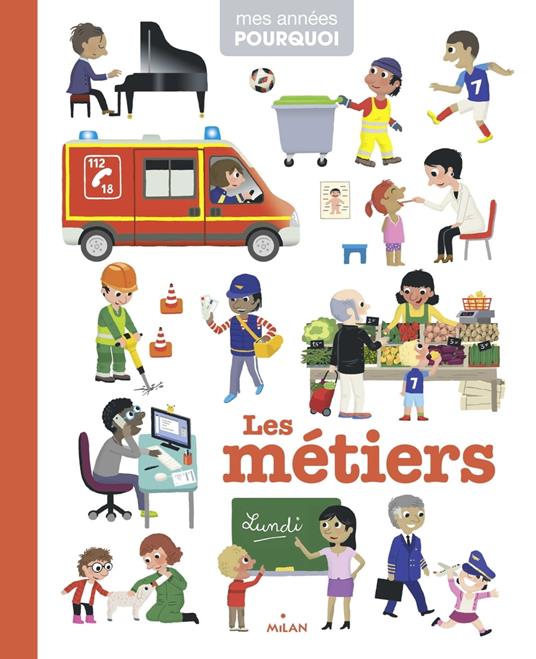 Les métiers - Émilie Gorostis,Collectif d'illustrateurs - ebook