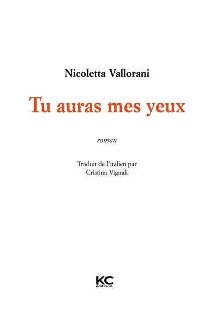 Tu auras mes yeux