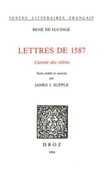 Lettres de 1587 : l’année des Reîtres
