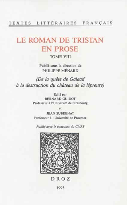 Le roman de Tristan en prose