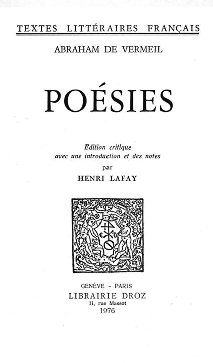 Poésies