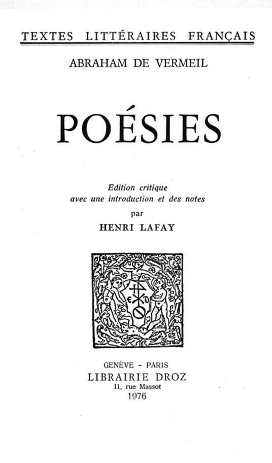 Poésies