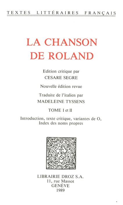 La Chanson de Roland