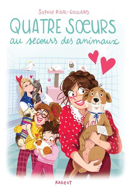 Quatre soeurs au secours des animaux - Sophie Rigal-Goulard,Diglee - ebook